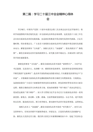 学习贯彻二十届三中全会精神发言稿1.docx