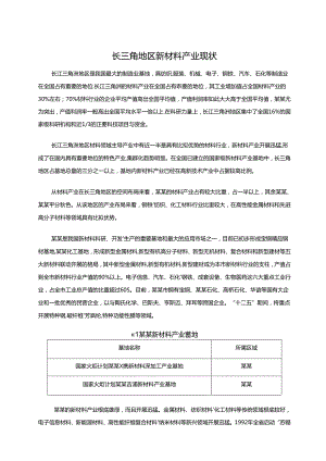 长三角地区新材料产业现状.docx