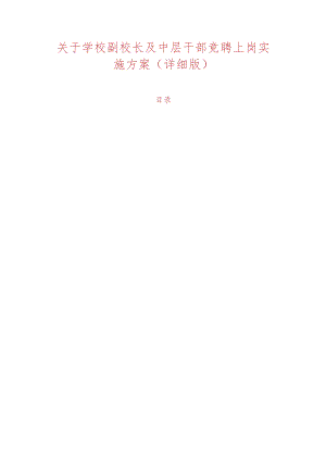 1.关于学校副校长及中层干部竞聘上岗实施方案（详细版）.docx