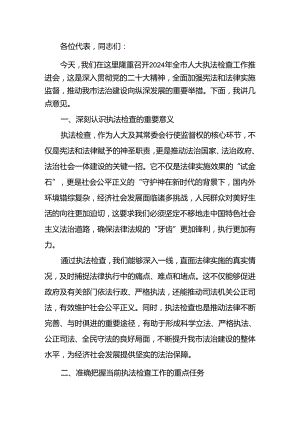 在2024年全市人大执法检查工作推进会上的讲话.docx