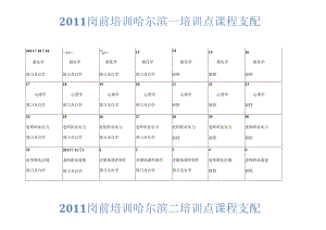 岗前培训时间安排.docx