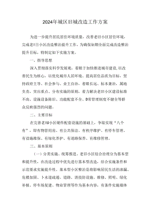 开发区2024年《城区旧城改造》工作方案 合计5份.docx