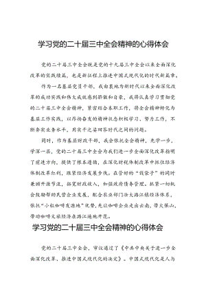 学习二十届三中全会心得感悟范文四十篇.docx