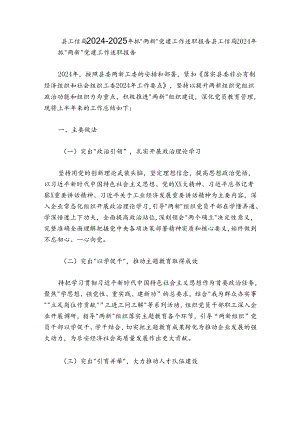 县工信局2024-2025年抓“两新”党建工作述职报告.docx