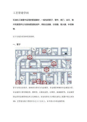 工艺管道知识.docx