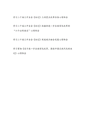 12篇学习《中共中央关于进一步全面深化改革、推进中国式现代化的决定》发言稿心得感想.docx