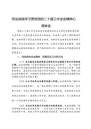 各界人士学习贯彻党的二十届三中全会心得体会汇编（9篇）.docx
