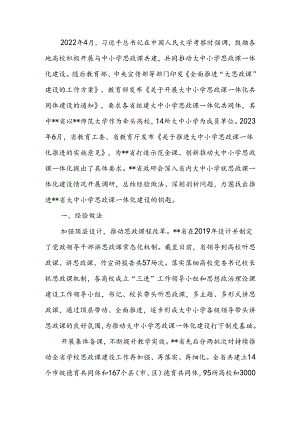 关于大思政课建设情况的调研报告.docx
