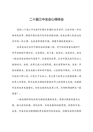 三中全会心得体会 .docx