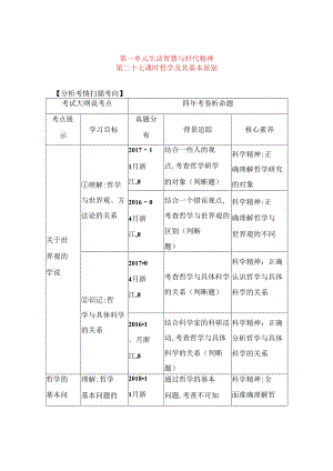 第一单元 生活智慧与时代精神测试题.docx