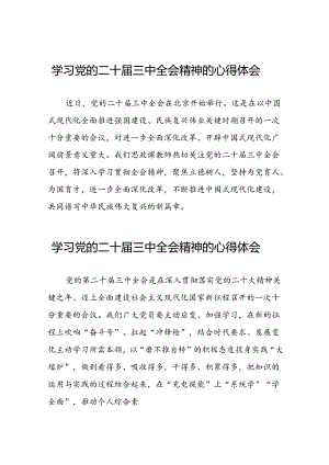学习中国共产党第二十届中央委员会第三次全体会议的心得体会四十四篇.docx