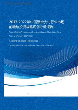 聚合支付行业投资分析报告-目录.docx