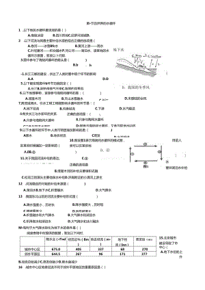 自然界的水循环同步练习.docx
