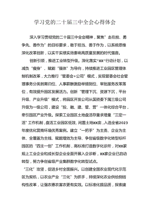 学习2024年学习党的二十届三中全会个人心得体会 汇编16份.docx