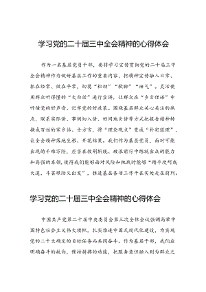 学习党的二十届三中全会精神的心得体会优秀范文十四篇.docx