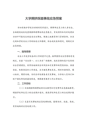 大学拥挤踩踏事故应急预案.docx