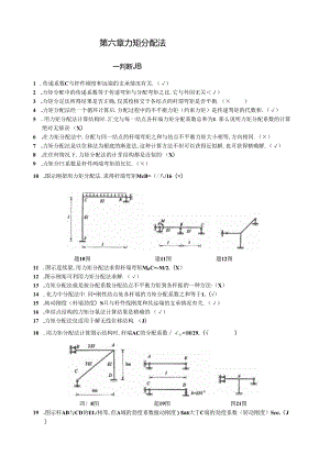 结构力学-力矩分配法题目大全.docx