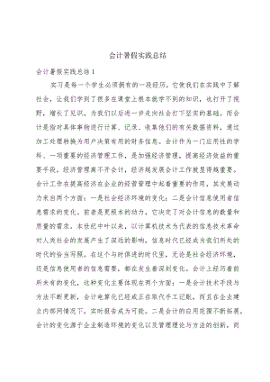 会计暑假实践总结.docx
