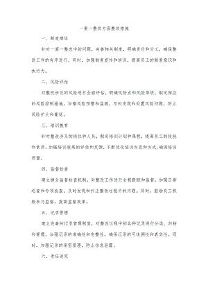 一案一整改方面整改措施.docx
