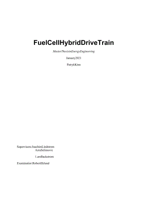 Fuel Cell Hybrid Drive Train：燃料电池混合动力传动系统.docx