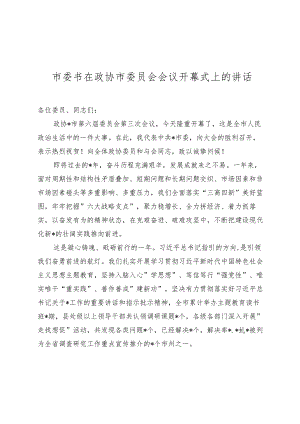 2024年市委书在政协市委员会会议开幕式上的讲话.docx