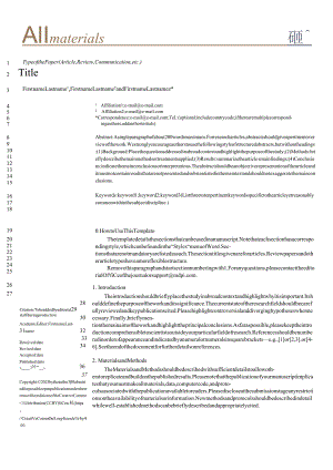 MDPI期刊《materials》论文格式投稿模板.docx