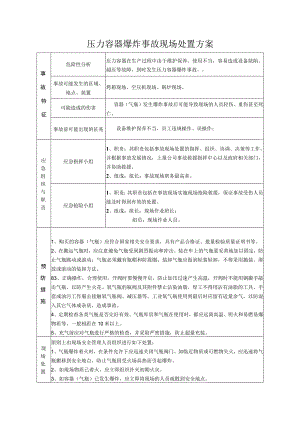 压力容器爆炸事故现场处置方案.docx