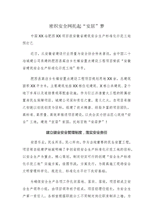 密织安全网托起“安居”梦.docx