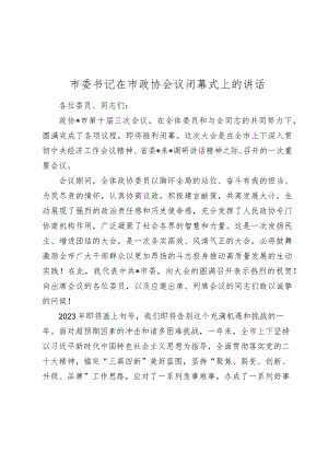 市委书记在2024年市政协会议闭幕式上的讲话.docx