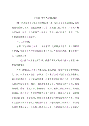 公司经理个人述职报告.docx