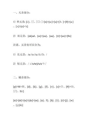 国际音标表.docx