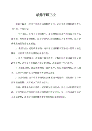 喷雾干燥正极.docx