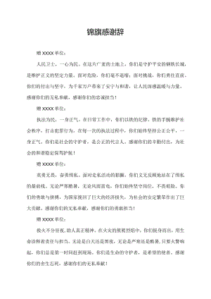 锦旗感谢辞.docx