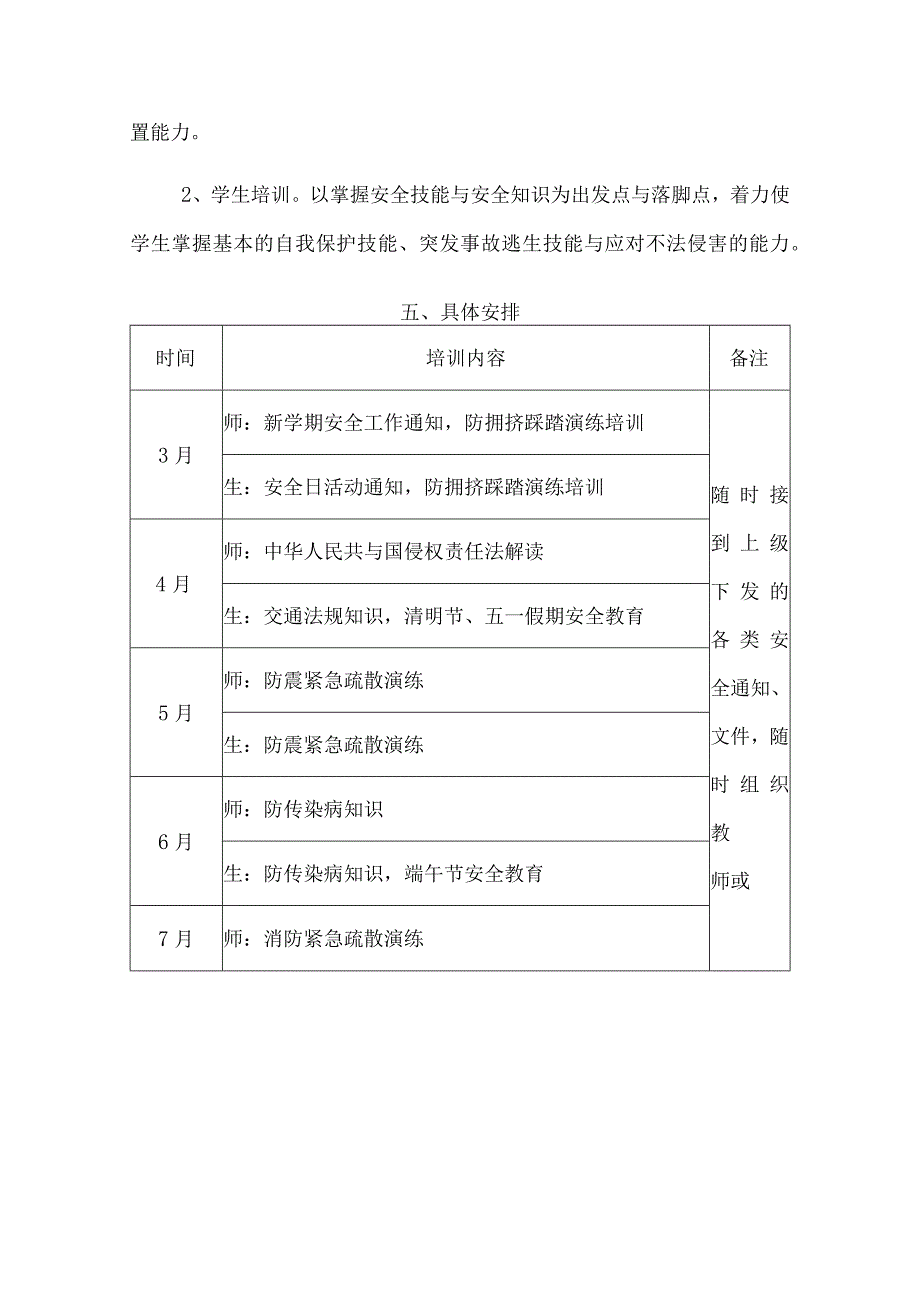 某小学安全工作培训计划.docx_第3页