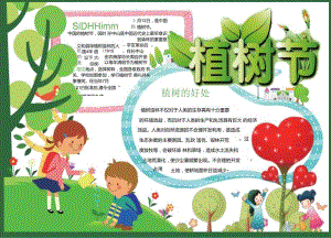 植树节由来植树节好处手抄报Word模板.docx