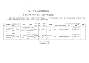 江门市食品药品监督管理局.docx