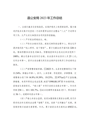 县公安局2023年工作总结++(20240122).docx