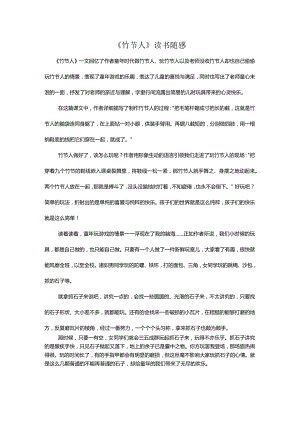 《竹节人》读书随感.docx