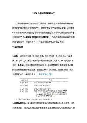 2024心房颤动诊断和治疗.docx