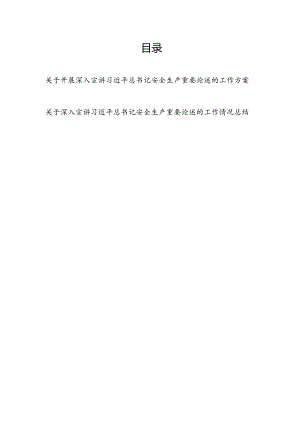 2024年公司关于开展深入宣讲关于安全生产重要论述的工作方案和工作情况总结.docx