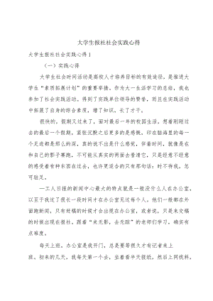 大学生报社社会实践心得.docx