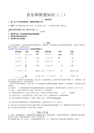 六年级下册音乐复习资料1.docx