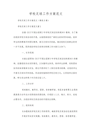 学校足球工作方案范文.docx
