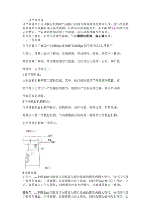 气动膜片式调节阀工作原理及常见故障处理.docx