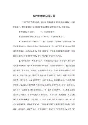 餐饮促销活动方案指南.docx