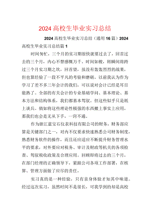 2024大学生毕业实习总结.docx