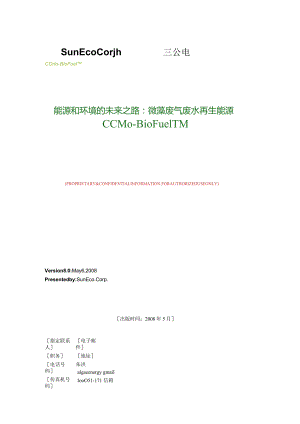 阳光新能源公司创业计划书.docx