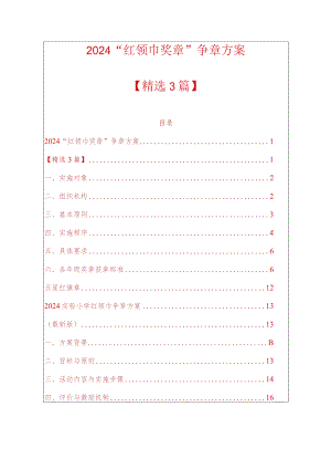 2024“红领巾奖章”争章方案.docx