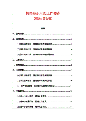 意识形态工作要点（精选）.docx