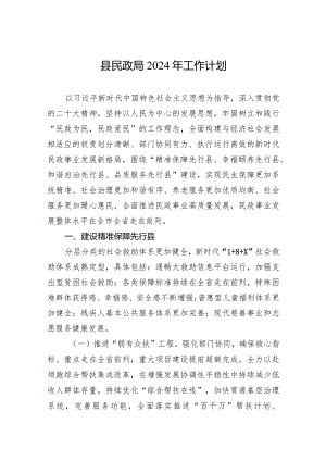 县民政局2024年工作计划（20240115）.docx